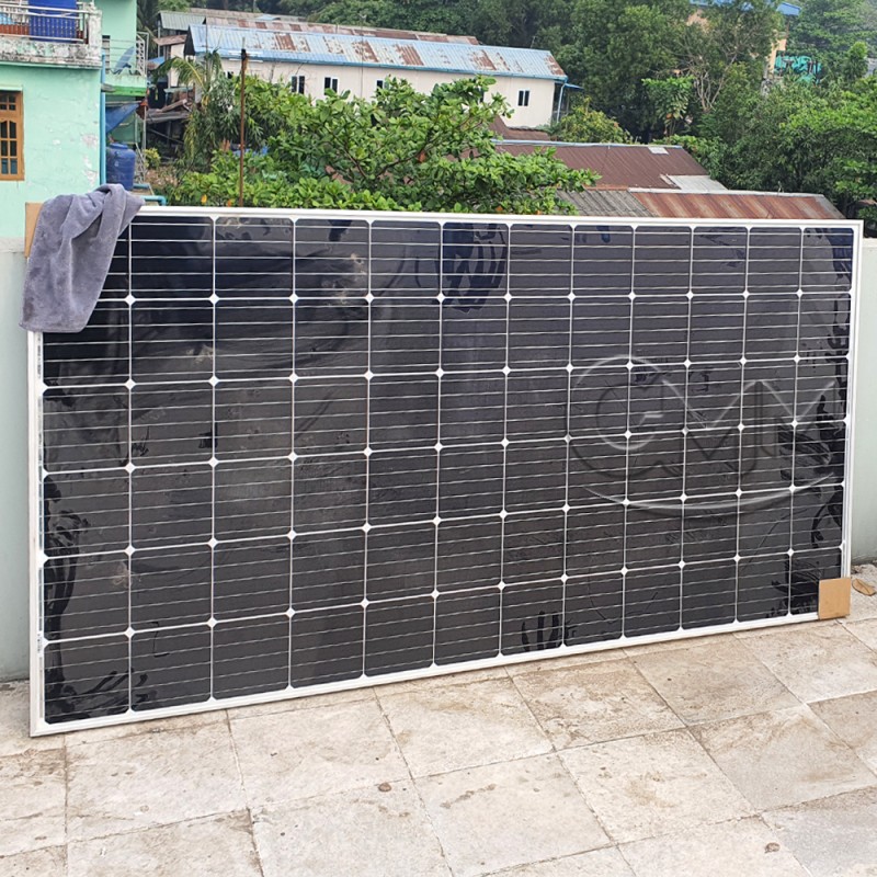 GMM brand 380W mono solar panel 6.4'x 3.25'