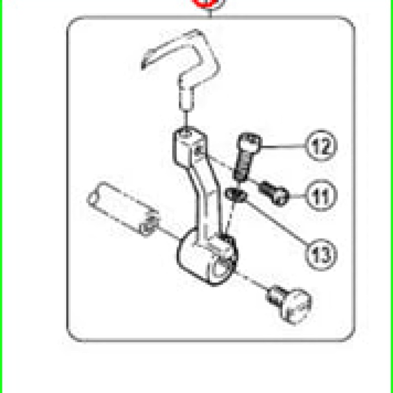 PEGASUS W500   252007-920  LOOPER HOLDER ASSY