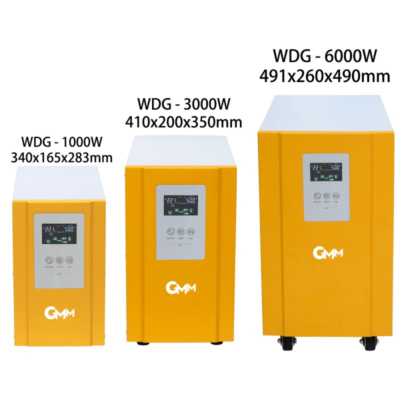 GMM 3000W Pure sine wave low frequency inverter 24V, 3KW