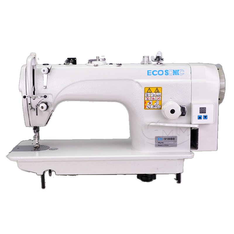 ECOSONIC 9100 single needle direct dirve sewing machine complete set